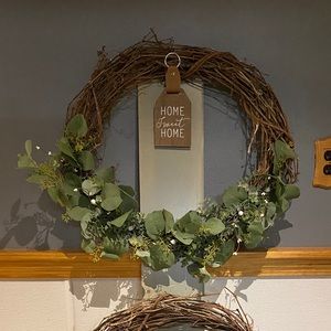 Handmade rustic wreath Style #2!